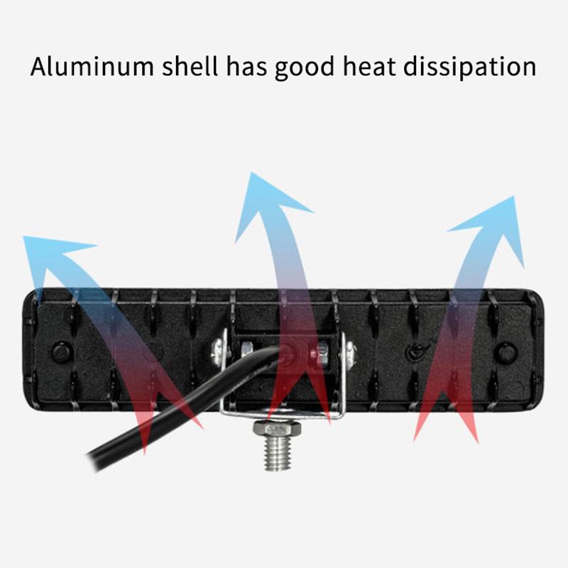 1Pcs Led Forklift Safety Lights Straight Red Hazardous Light Strips Reverse Trucks, Excavators, Industrial Equipment Lights