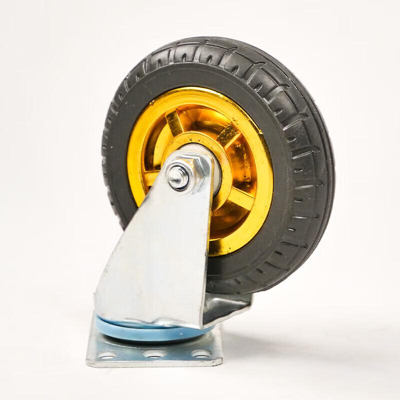 HANDUNYOU 5-inch Silent Swivel Caster Wheel