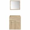 5 Piece Bathroom Furniture Set in Sonoma Oak Particleboard