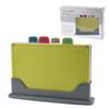 Abdo 4-Piece Double-Sided Categorized Cutting Board Set