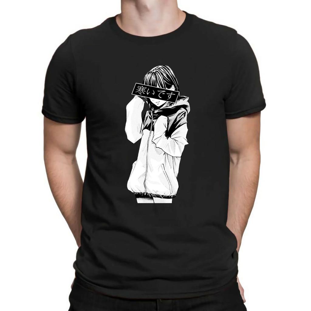 Men Black Tshirt Graphic Cotton Tee Bling Hip Hop Streetwear Summer Casual
