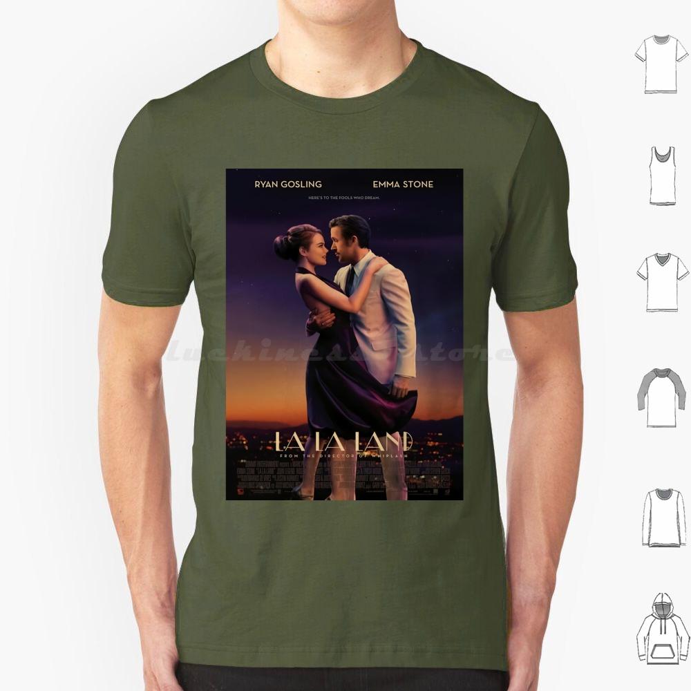 La La Land Movie T Shirt 6xl Cotton Cool Tee Movie Drama Love Romance La La Land Stone Ryan Gosling Film Musical La Movies