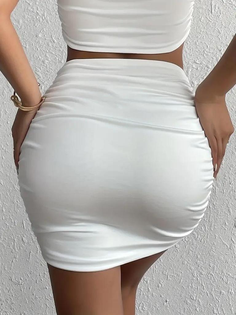 2024 Europäischer & Amerikanischer Bodycon Rock - Sexy Göttinnen-Stil, Figurbetonender Kurzer Rock für Heiße Mädchen