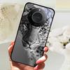 For Honor X9C Smart Case Cover Fashion Luxury Cool Animals Painted Fundas For Honor X9C Smart Tempered Glass Phone Back Shell
