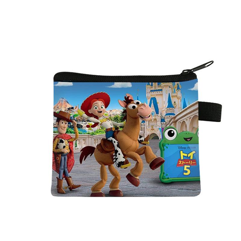 Πορτοφολάκι Toy Story Παιδικό Χαριτωμένο Μίνι Πορτοφόλι Αποθήκευσης Πολυεστερικό Εκτυπωμένο Πορτοφολάκι με Φερμουάρ Θήκη Καρτών