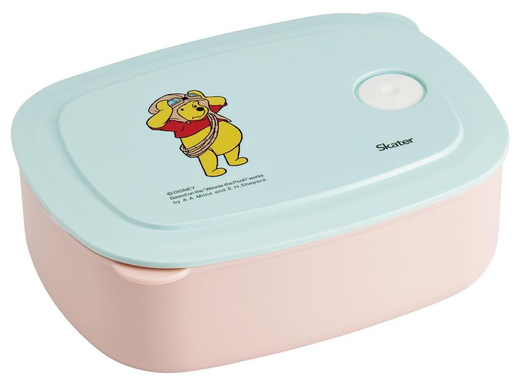 Skater Storage Container Set with Drawstring Disney Winnie the Pooh KSLGD2 3-Piece (280ml, 400ml) Bag, Costume,