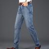 Herren Dünne Jeans 2026 Sommer Neuer Stil Business Casual Slim Fit Elastisch Klassischer Stil Hose Himmelblaue Hose Herren Größe28 -
