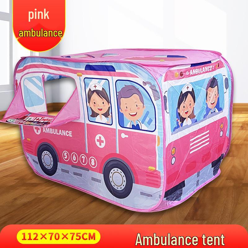 Kids' Car-Themed Tent Playhouse for Indoor/Outdoor