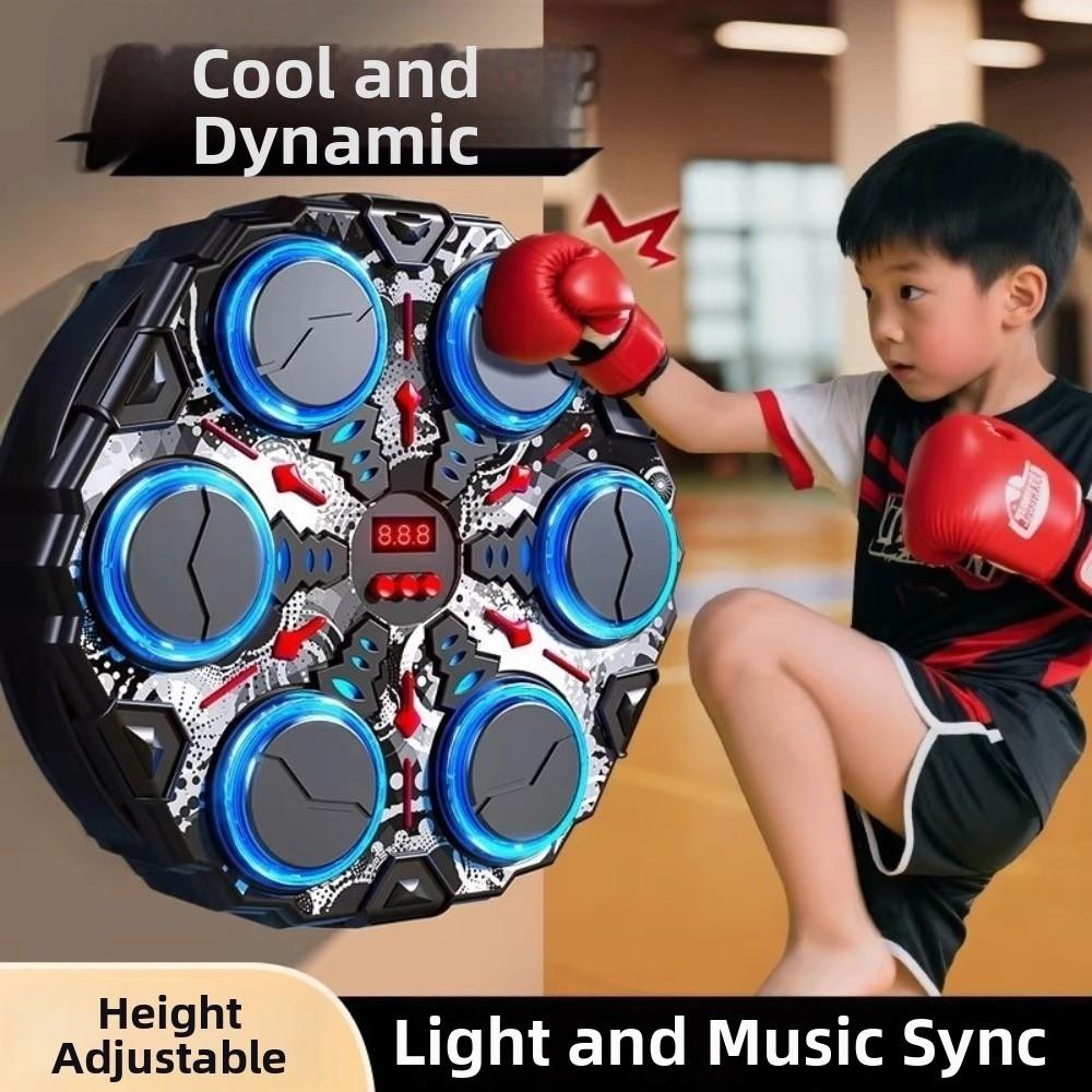 Wall Mounted Electronic Boxing Trainer Reaction Training Equipment Parent-child Interaction