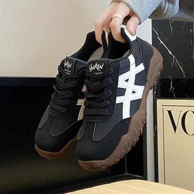 Agande Plateau-Trainingsschuhe Neue Herbst-Retro-Freizeit-Sportschuhe Weichsohlige Dad-Schuhe