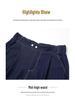 Sommer 2025 Damen-Jeansshorts mit hohem Bund: Locker, weit geschnitten, figurschmeichelnd, trendig