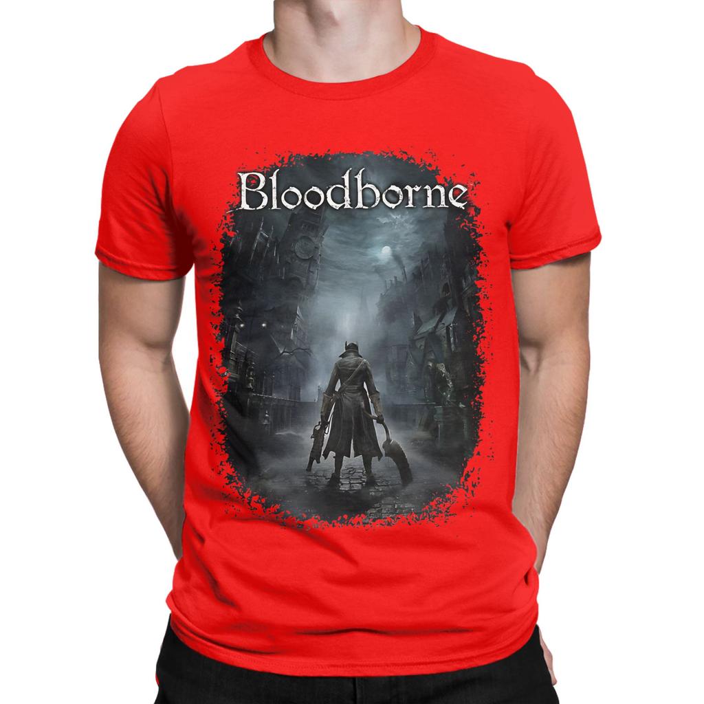 Main Hunter In Yharnam For Gamers Essential T Shirt Summer Bloodborne Tshirts Unisexs Cotton O Neck Plus Size Top Tees Tshirt