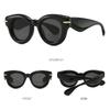 Y2K Luxury Designer Bubble Big Frame Round Sunglasses Vintage Punk Pink Shades for Women Men