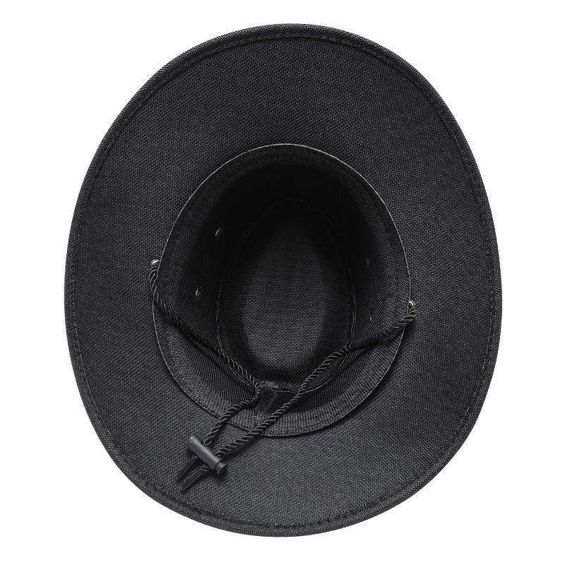 Western Cowboy Hat For Men Women Wide Brim Outdoor Travel Beach Sun Hat