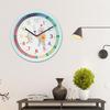 10inch Kids Learnings Clock, Kids Clock for Bedrooms, Playrooms Wall Decors