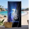 SC Freiburg FC Personalized Printed Beach Towel Soccer Logo Support Custom Name Text Absorbent Towel For Sport Travel Special Gift