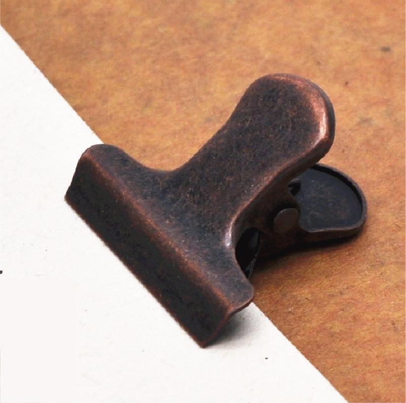 Rose Gold Retro Metal Small Clips for Planner and Journal