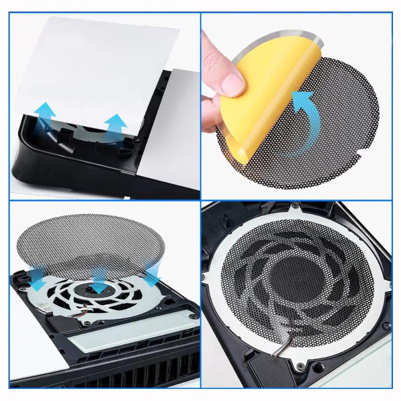 Breathable Dust Filter Net For Ps5/Slim/Pro Game Console Dust Protector Dustproof Mesh Cover Case For Ps5 Slim Accessories