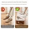 Hollow Out Adjustable Footstool Nonslip Bottom Office Desk Leg Rest Under Desk Footrest  Home Study