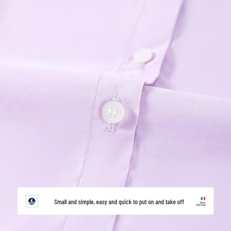 Navigare Girls' Ruffled Collar Cotton Shirt