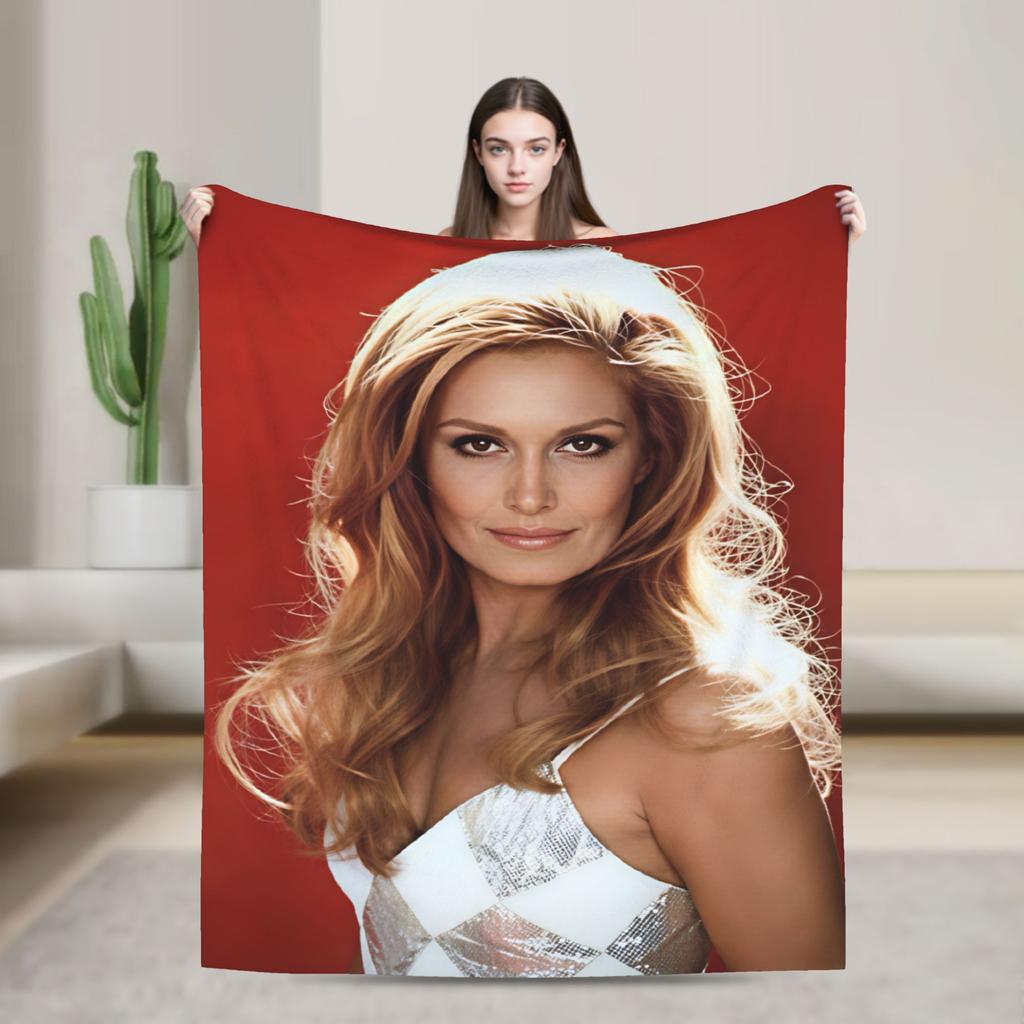 Dalida Soft Warm Blanket Travel Plush Throw Blanket Fashion Living Room Flannel Bedspread Sofa Bed Cover