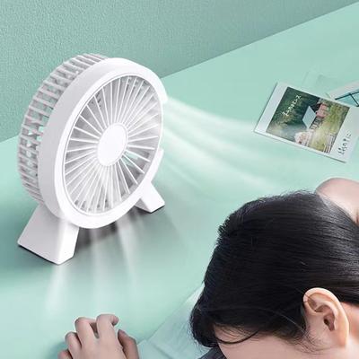Cooling Table Desk Fan Rechargeable  Air Cooler for Traveling Outdoor Office