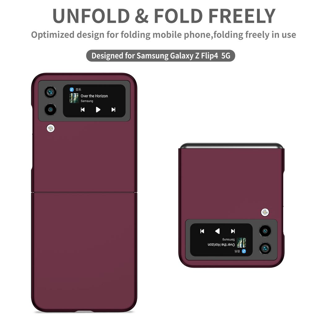 Anti -Scratch Comfortable Fashion Case For Samsung Galaxy Z Flip 4 5g Flip4 Flip3 Flip 3 Non -Slip Cover For Samsung Z Flip4