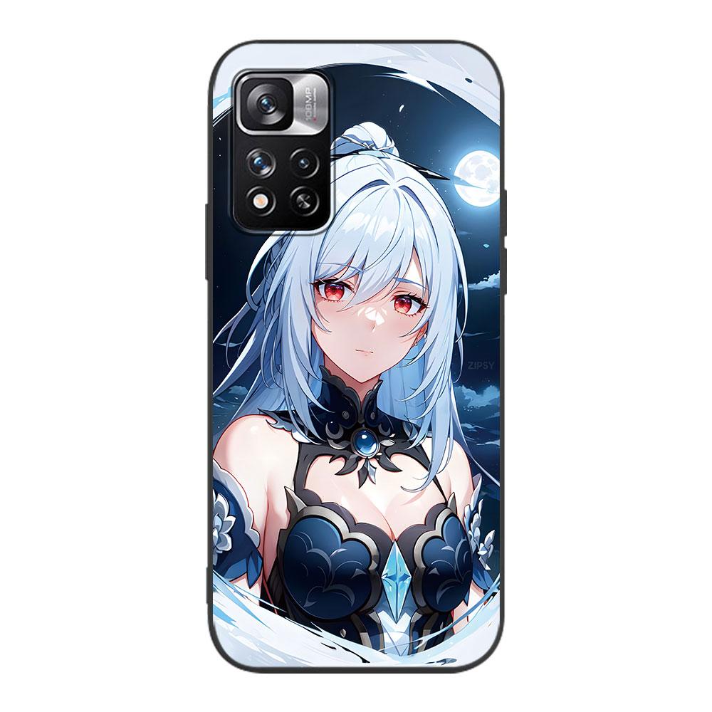 

Jingliu Honkai Star Rail чехол для Xiaomi Redmi Note 11 10S 8T 10 12 Pro Plus 11T 8 9 11E 11S 5 Pro 9S Мягкий черный чехол из ТПУ для телефона Redmi Note 5 Pro