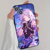Anime Spiel G-Genshin I-Impact Charaktere Handyhülle Cool Schwarz Silikon Weich Für IPhone 16 15 14 13 12 11 X XR Plus Pro Max Plu