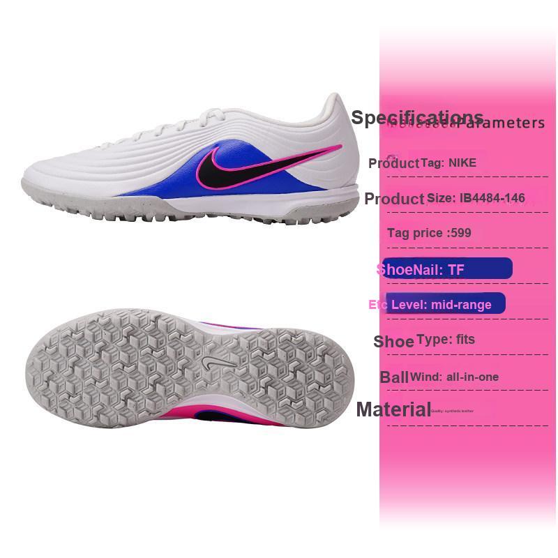 Nike Tiempo Maestro Academy TF Low Weiß Racer Blau Unisex Sneaker Pink-Blast Schwarz IB4484-146