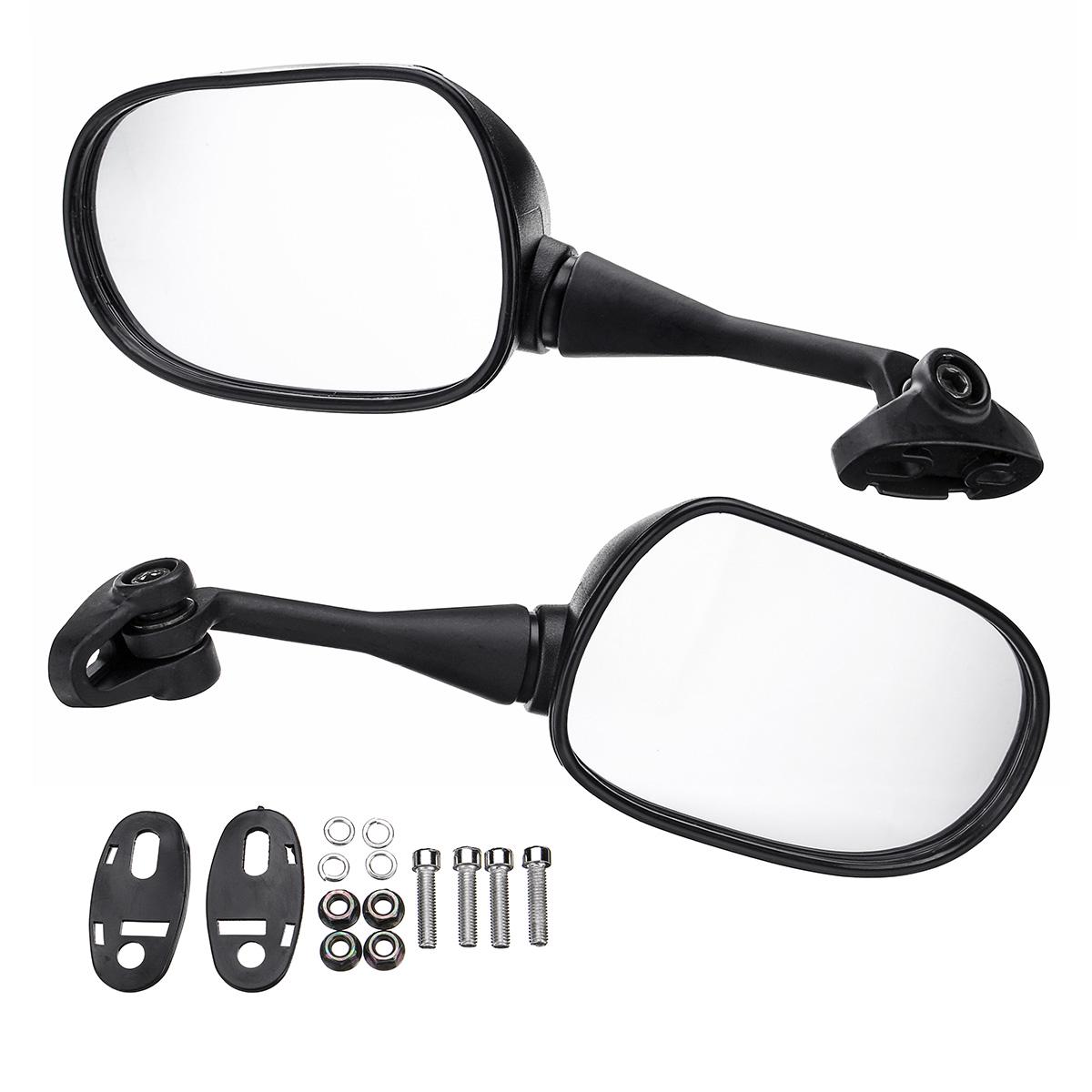 

1 пара черных мотоциклетных зеркал заднего вида сзади для HONDA CBR250R CBR300R CBR500R CBR600RR CBR1000RR