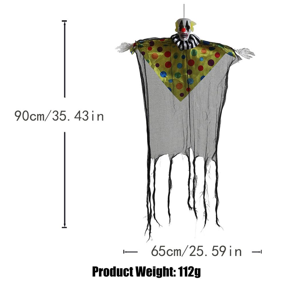 Halloween Hanging Skeleton Props Creepy Scary Haunted House Prop for Outdoor Porch Patio Tree