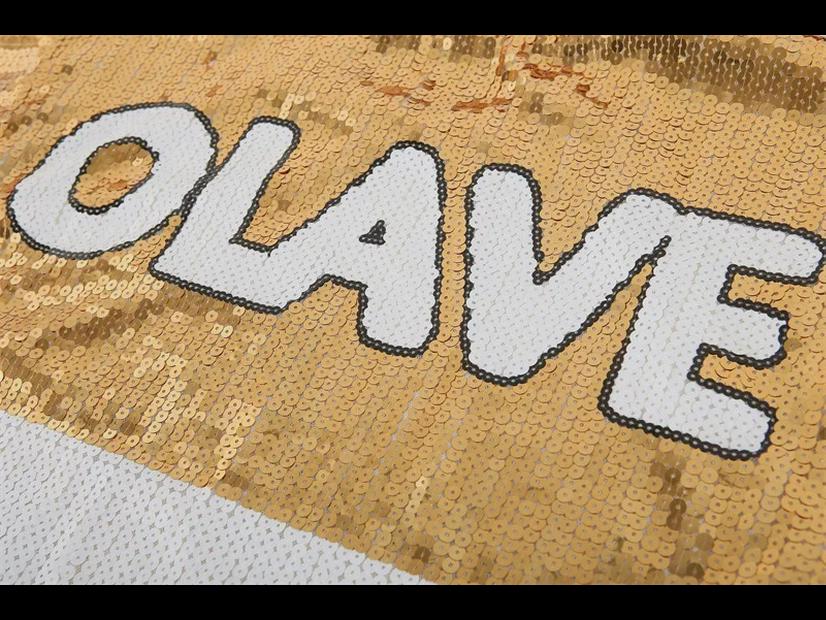 2024 Summer Women's Sequined Solid Color Round Neck Loose Short-Sleeve T-Shirt