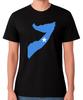 Somalia Karte Mit Sternen Design T-Shirt Landesflagge Somalisch Unisex Tee
