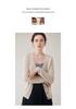 Women's 100% Cashmere V-Neck Cardigan – Autumn Fashion Knit Sweater Coat