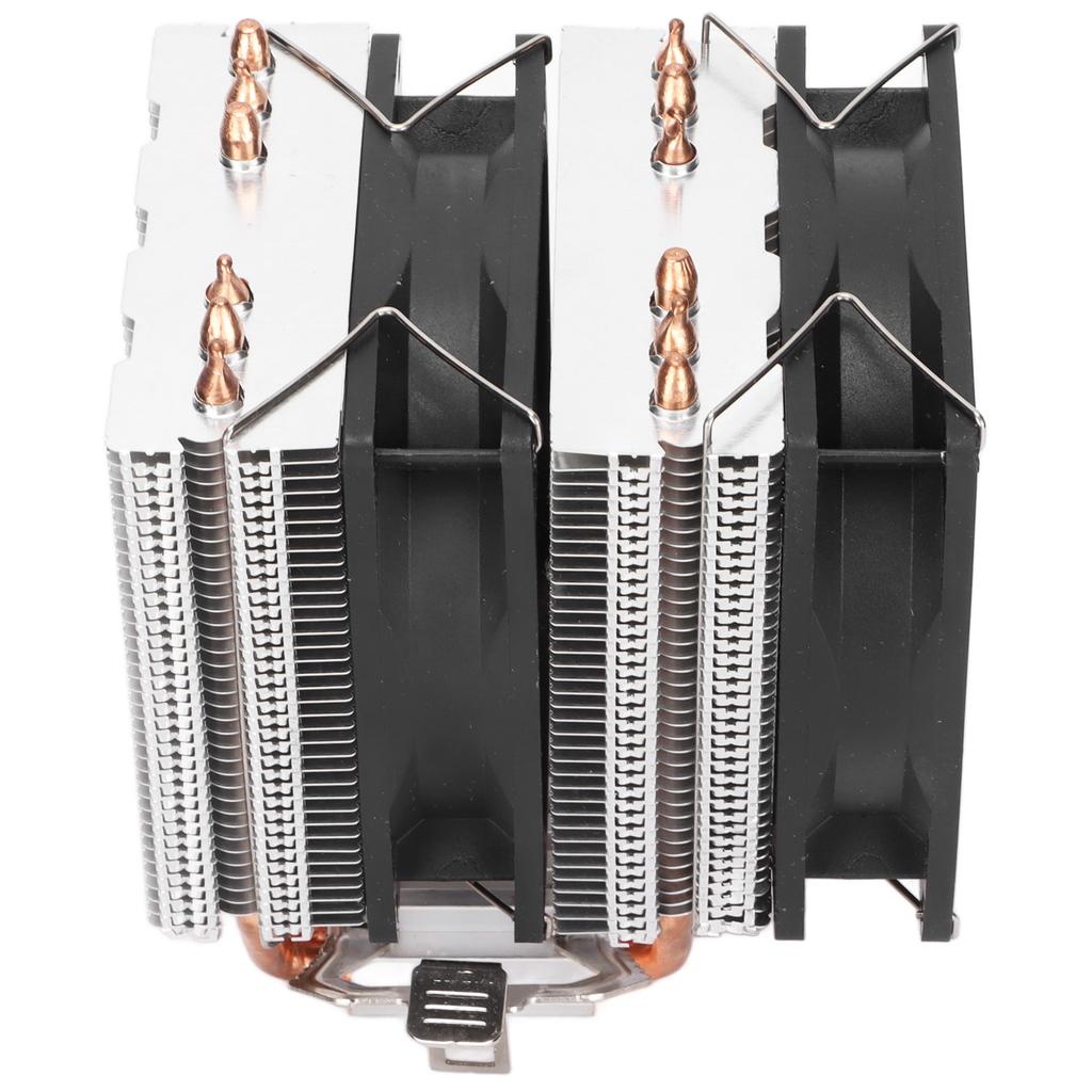 CPU Fan Dual Tower Design 2 90mm3.5in Fans 6 Heat Pipes Low Noise Computer Cooler for PC