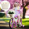 Woven Handmade Toddler Tiny Tricycle Baskets Waterproof Storage Front Handlebar Basket  Girls