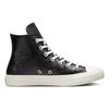 Converse Chuck Taylor All Star Kožené Pohodlné Prodyšné Protiskluzové Odolné Vysoké Skate Boty Dámské Tenisky Černé A04264C