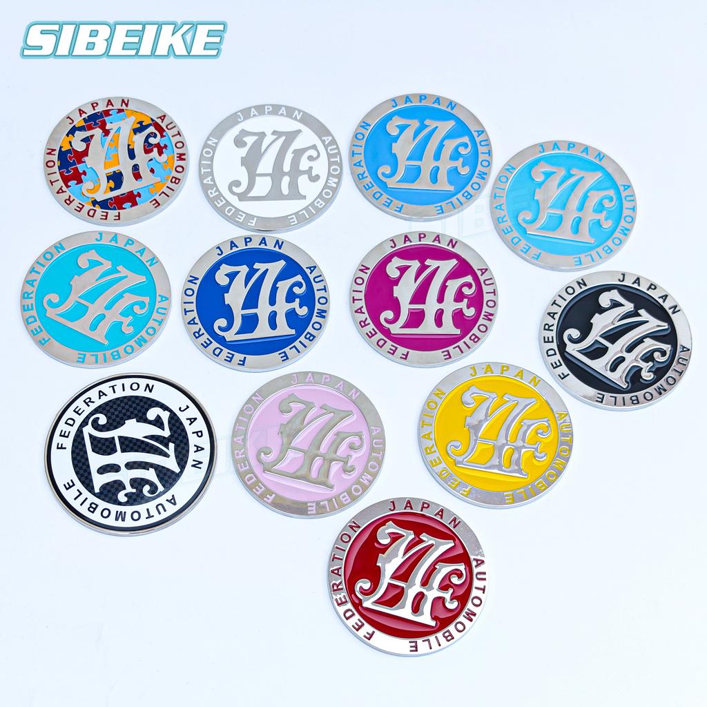 Accessories Car 3D Metal Decals Sticker Emblem Japan Automobile Federation Car Front Grill Badge Emblem