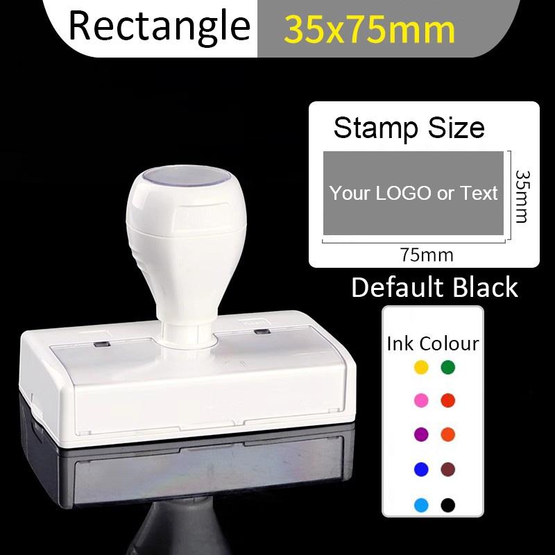 Custom Self Inking Return Stamp Address Personalized Signature Easy Stamping Seal Customized Your Design LOGO Rubber Stamps DIY