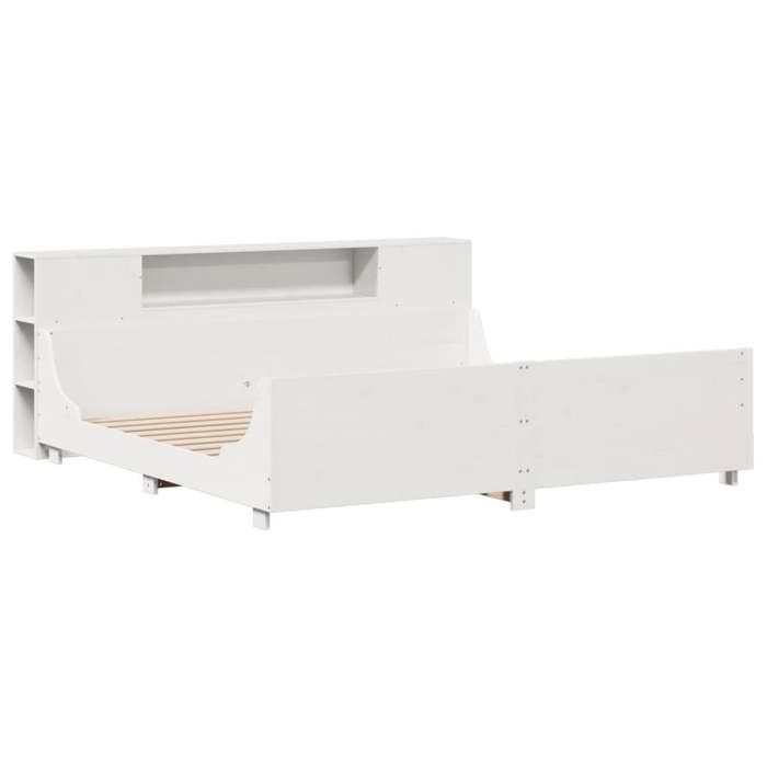 VidaXL Bed Frames Without Mattress White 180x200 Cm Solid Pine Wood 3323759