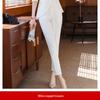 Women's Slim Fit Tuxedo Suit Set - Spring/Summer Professional Blazer & Pants Workwear