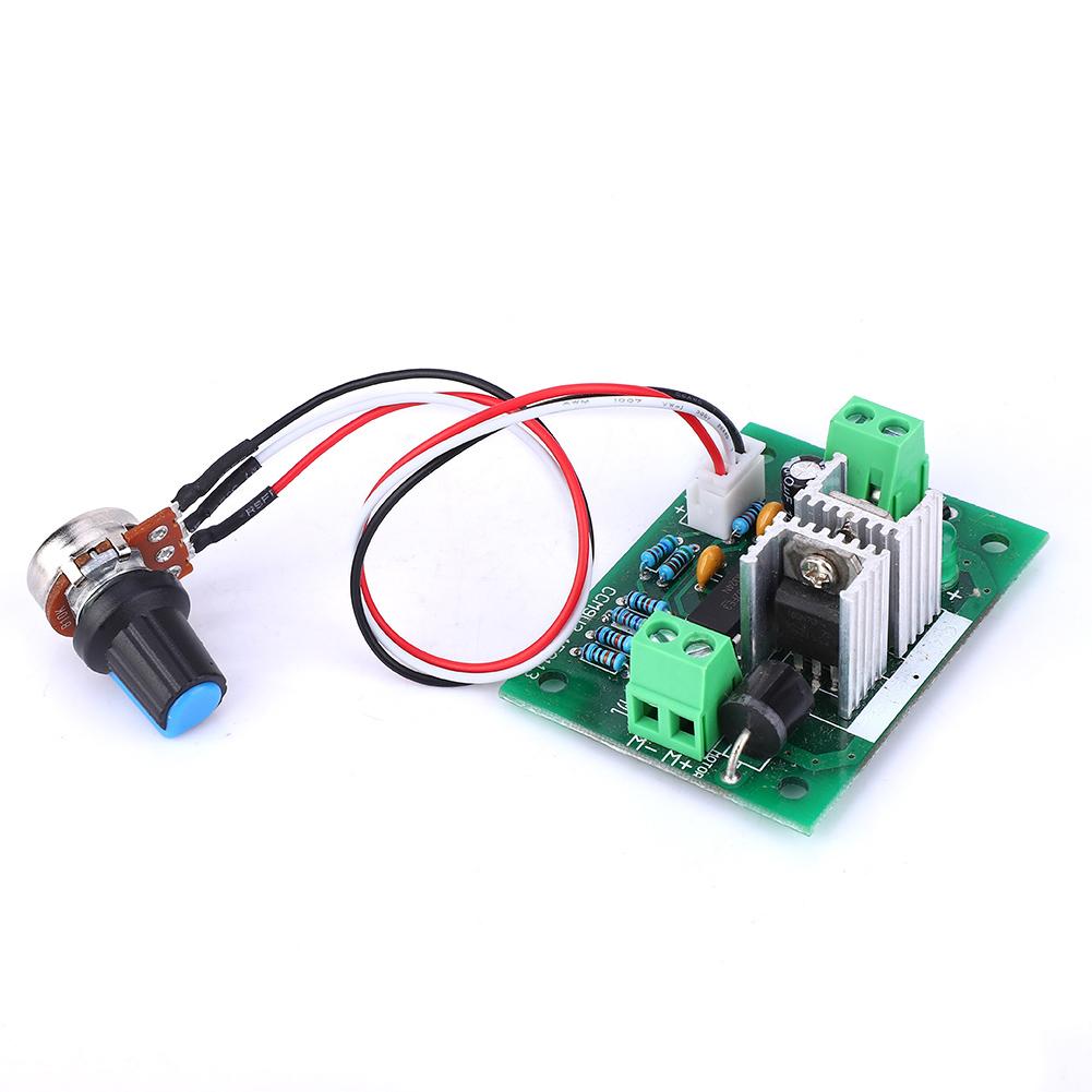 DC 12?24V 6A DC Motor Speed Controller Board Module PWM Stepless Speed Regulation