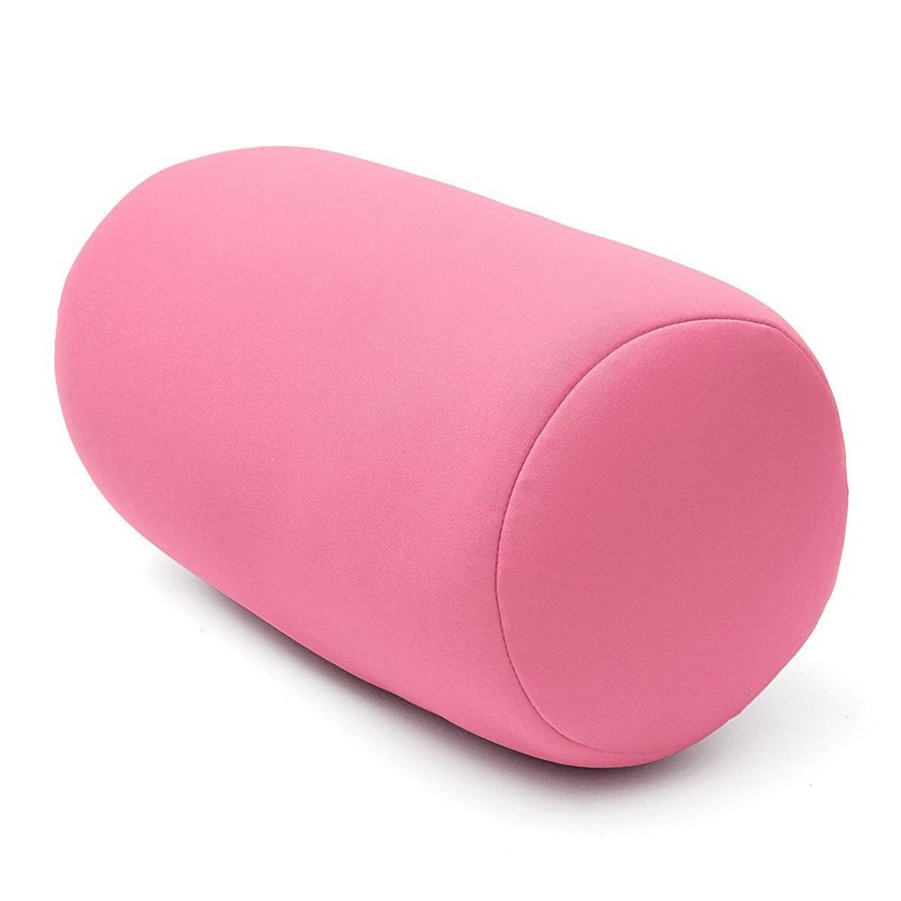 Mini Microbead Bolster Tube Pillow Foam Particle Neck Support Pillow New Back Cushion Travel Use