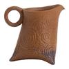 Chinese Coarse Pottery Tea Pitcher Handmade Sauce Glazed Cha Hai Household Justice Cup Dahongpao Chinese Tea Set Equipment