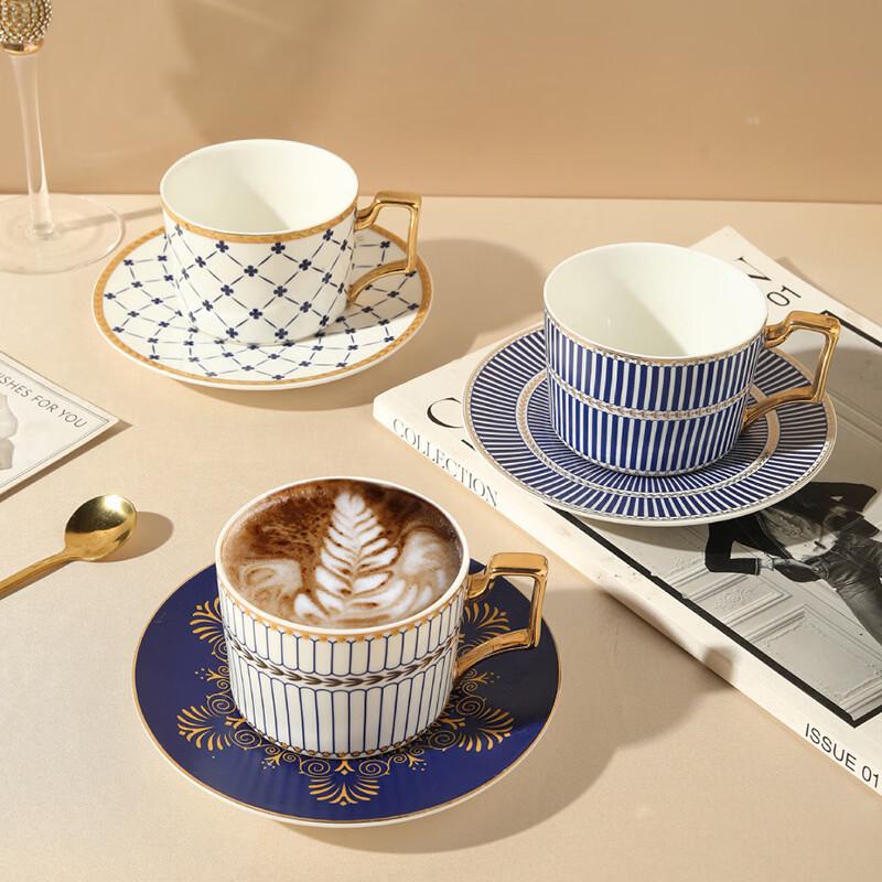 Bone China European Coffee Cup & Saucer Gift Set