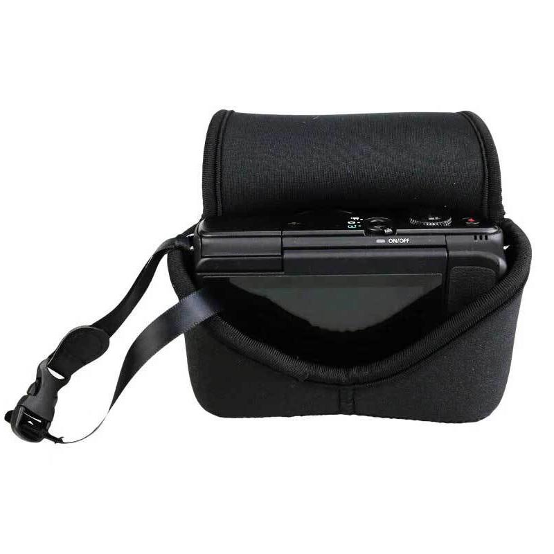 Neopreen Mirrorless Zwarte Camera Pouch Case Tas Zachte Camera Pouch Voor Buiten Draagbare Schokbestendige Camera Tas