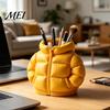 Pen Holder Puffer Jacket Shaped Cup, 3D Printed Desk Organizer, Creative And Pencil Coat for Makeup Brushes, Home Office Decor Classroom Organizer