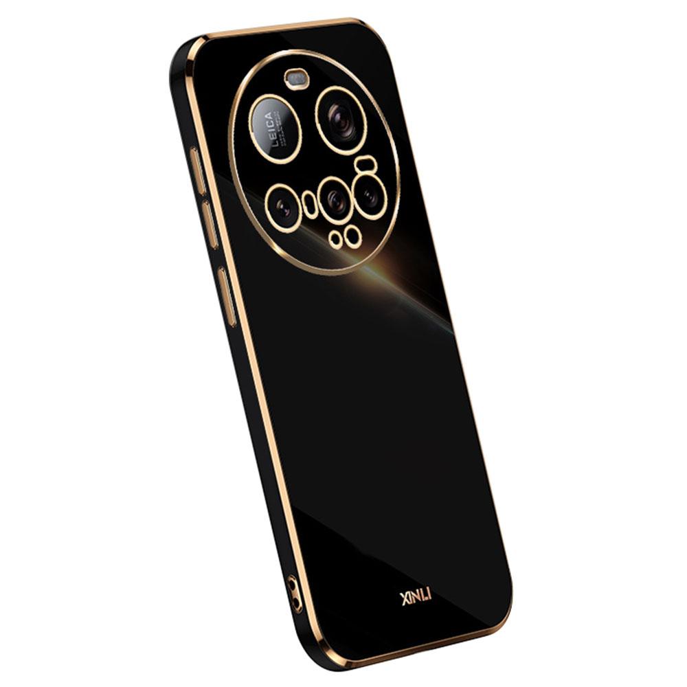 XINLI For Xiaomi 15 Ultra Case TPU Phone Cover with Electroplating Frame