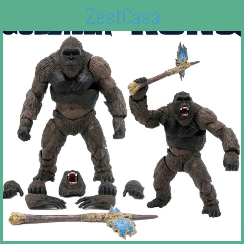 Godzilla Vs. King Kong Toy Action Figure Model 14cm/5.51in Size Black Color